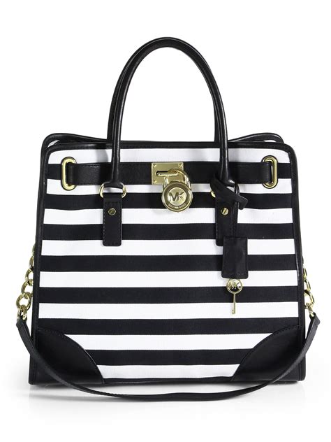 black and white michael kors hamilton|mk Hamilton.